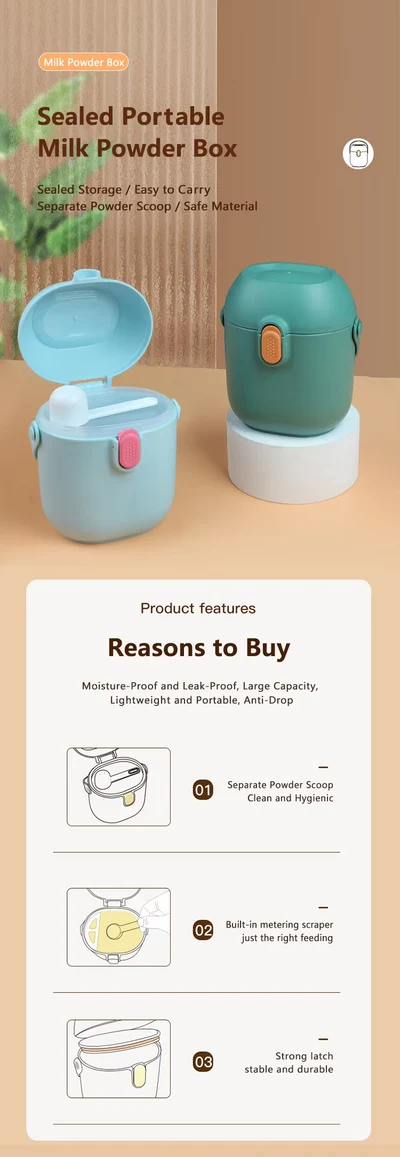 Baby feeding accessory formula storage container Baby feeding accessory formula storage container