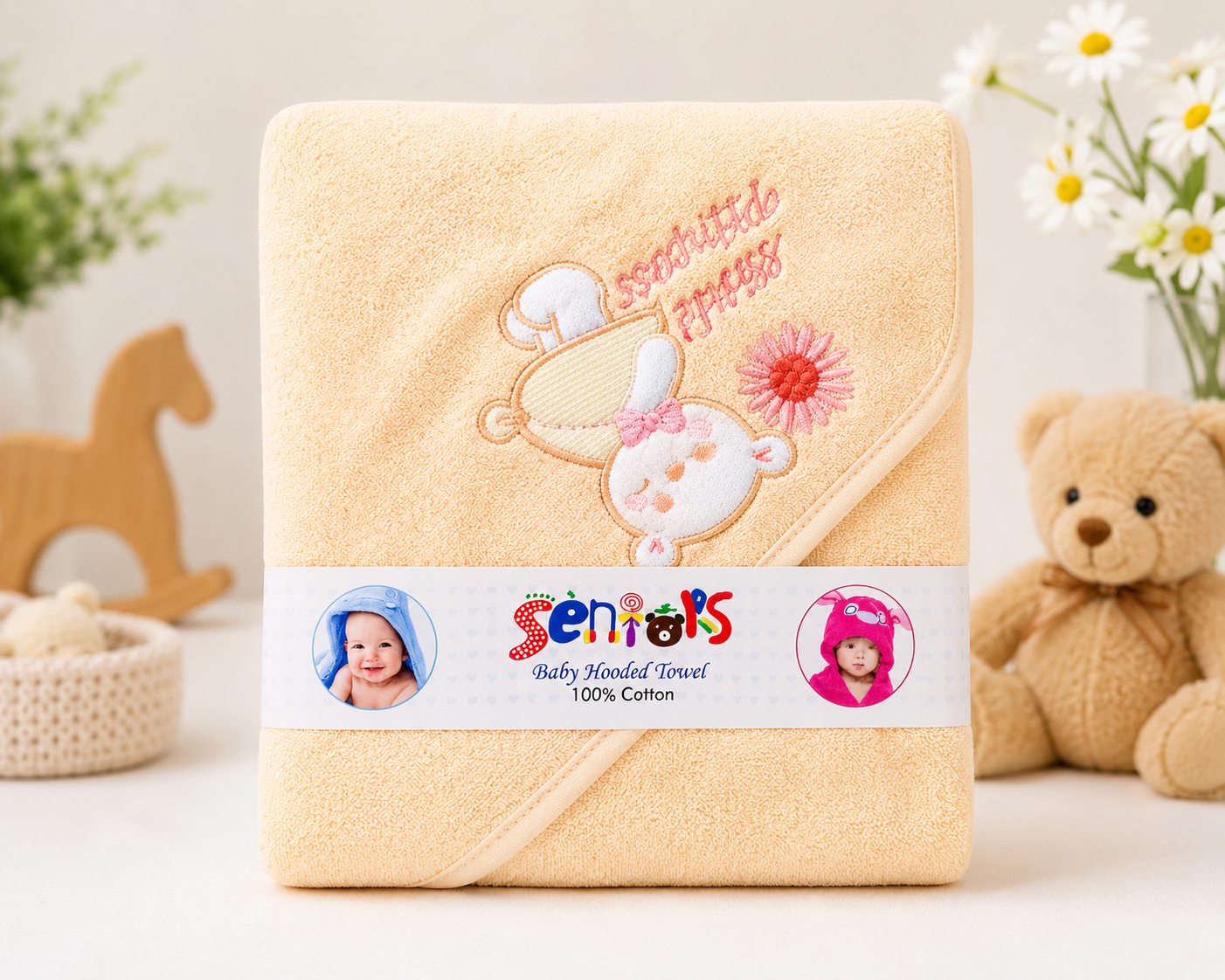 little princess hooded towel display little princess hooded towel display